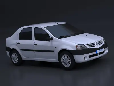 Pars Tondar LowPoly Low-poly 3D model