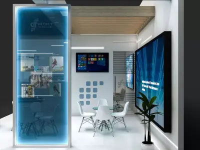 Stall Exhibition 3D model purchase