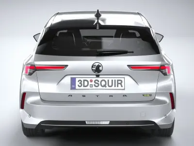 Vauxhall Astra Sports Tourer GSE 2022 3D model