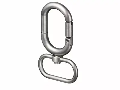 Luxury Metal Bag Hook Premium Purse Carabiner 30mm 3D print model