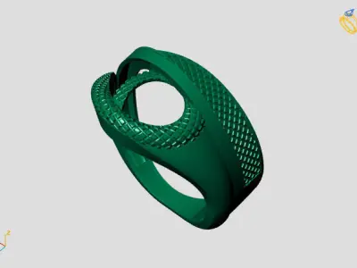 Women Plain Ring STL Models Womens Ring 3dmodels 3D print model 3D print model 63