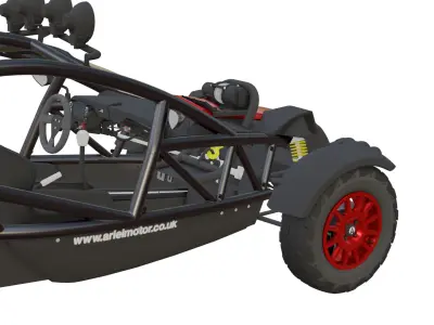 2016 Ariel Nomad Low-poly 3D model