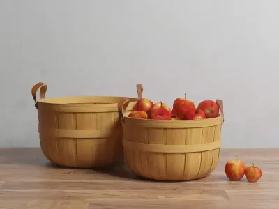 CRATE and BARREL Orchard Basket 3D model