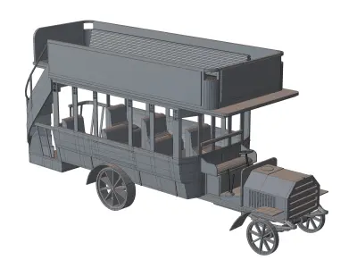Model od Daimler Bus 1911 3D model