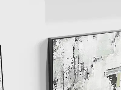 Abstract Wall Art 02 Low-poly 3D model