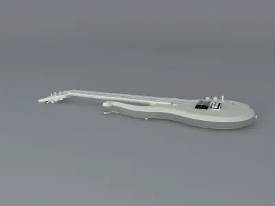 Prince cloud guitar Free 3D model