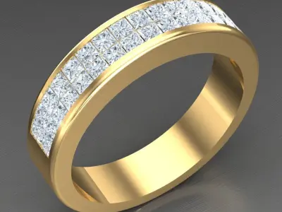 Luxury Men Rings Designs 6MR088 3D print model