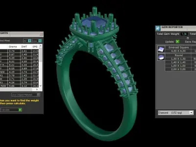 ring code 203 3D print model