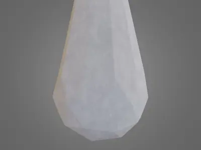 stylized vase for decoration low-poly game ready Low-poly 3D model