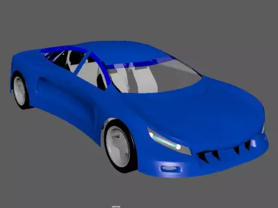 one of my concept cars Free 3D model