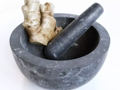 Mortar and Pestle 3D model