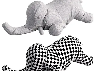 elephant toy 2 3D model