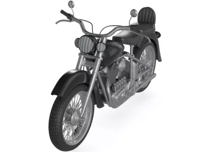 Cruiser Motorcycle 3D model order