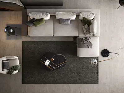 interior living room scene 28 3D model