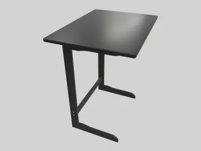 Table with glass top 3D model