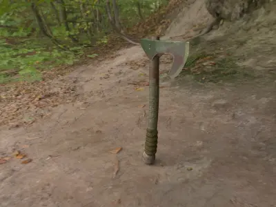 Medieval Axe 3D model