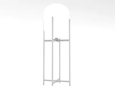 Decorative garden lighting Low-poly 3D model