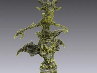 Laughing Gargoyle 3D model