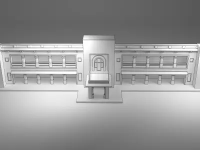 English Facade 3D model purchase