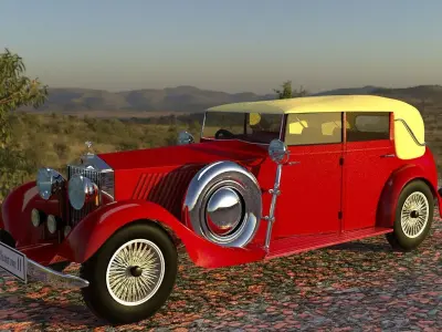 car RR Phantom 2 1934 3D model