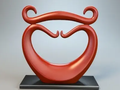 Abstract Figure m08 P 3D print model