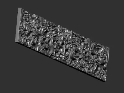 Nine Dragons 4 3D print model