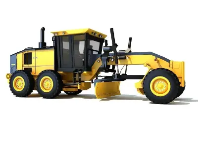Motor Grader 3D model