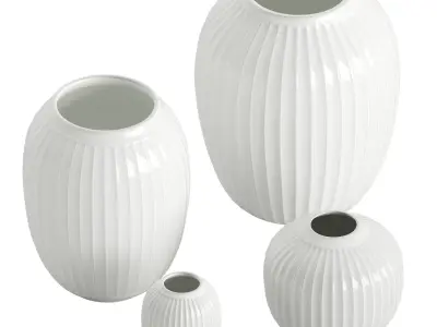 Kahler Hammershoi Vases 3D model