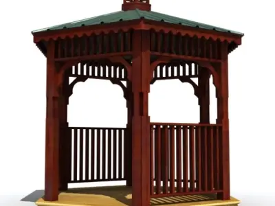 Gazebo 01 3D model