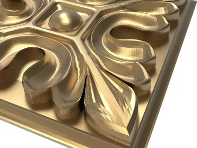  decorative pattern ready for 3D printing 3D model