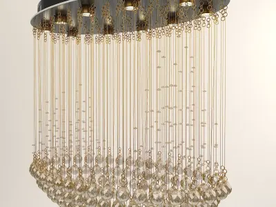 Crystal Chandelier 3D model