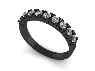 Diamonds Ring 01 3D print model