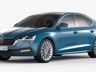 Skoda Octavia 2020 3D model