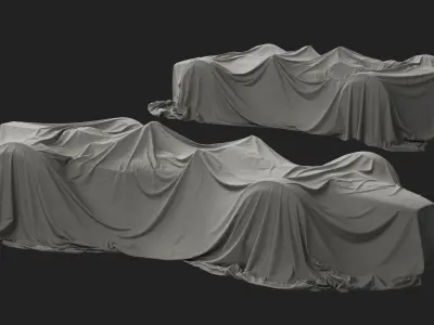 Sportcar Cover Collection 3D model