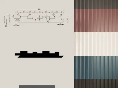 ARKOPA Wall Panel 3D Model Interior Scene 3D model