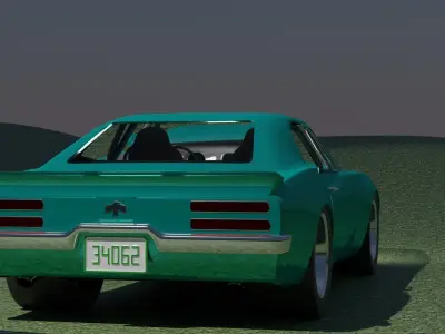 1967 Firebird 3D model