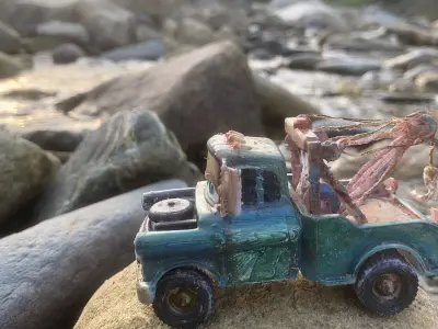 Tow Mater CARS  STL 3D print model