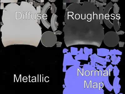 Dragon Sphere Decorative Model Pack Low-poly 3D model