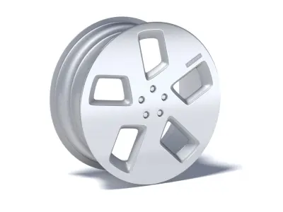 Futuristic Alloy Car Wheel NeoVortex 3D Model 3D model