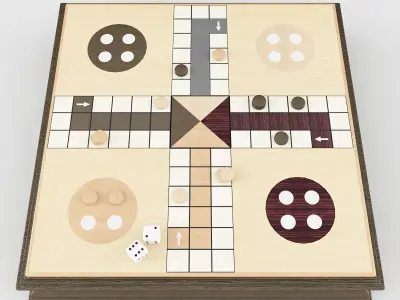 Ludo Game 3D model