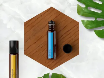 Essential Oil Roller Bottle 10mL 3D model