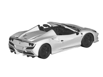 Ferrari Spider   3D model