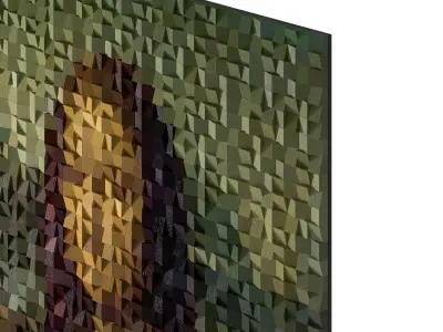 Mona Lisa Wall Decor 3D model