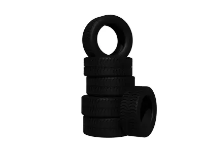 Car Tires Free 3D model