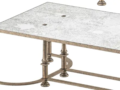 ebanista guerlain coffee table 3D model