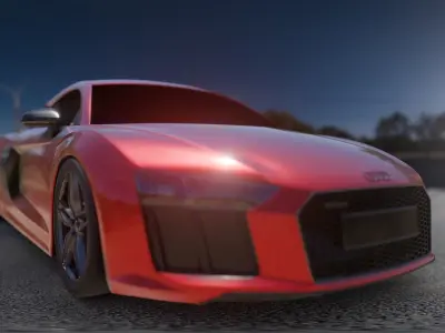 Audi R8 V10 Plus 3D model get
