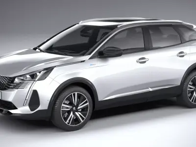 Peugeot 3008 2021 3D model