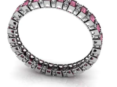 ruby zircon bngles 3D print model