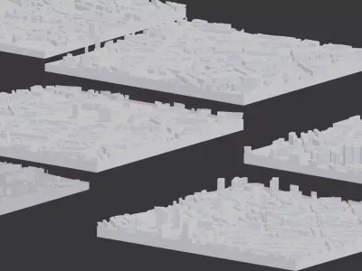 Paris 3D print model