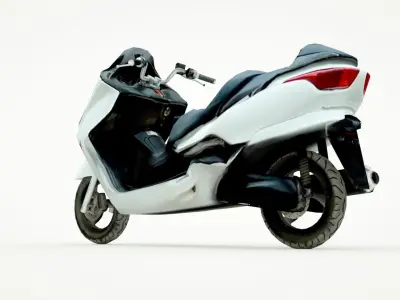 Honda Forza 250 MF08 Low-poly 3D model